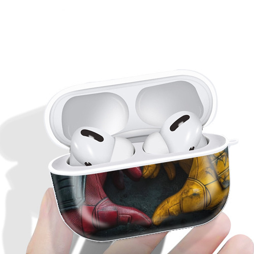 Deadpool デッドプール 【AirPods Pro用】ハードシェル保護ケース 耐衝撃・防指紋・カラビナ付き商品仕様