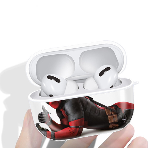 Deadpool デッドプール 【AirPods Pro用】ハードシェル保護ケース 耐衝撃・防指紋・カラビナ付き商品仕様