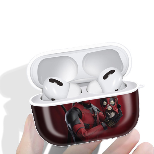 Deadpool デッドプール 【AirPods Pro用】ハードシェル保護ケース 耐衝撃・防指紋・カラビナ付き商品仕様