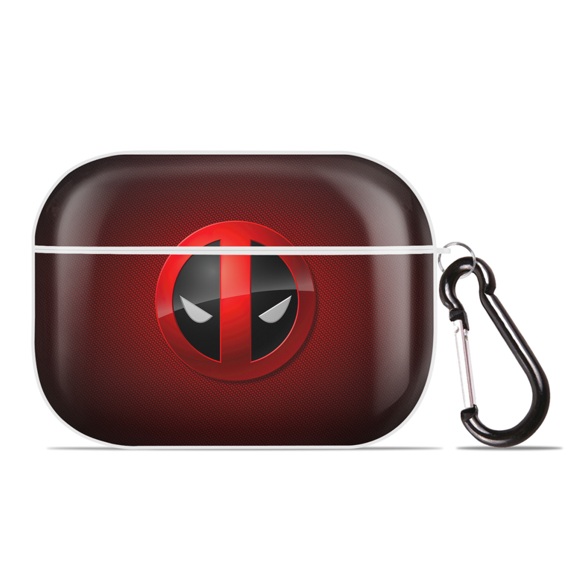 （画像用） Deadpool デッドプール 【AirPods Pro用】ハードシェル保護ケース 耐衝撃・防指紋・カラビナ付き商品仕様