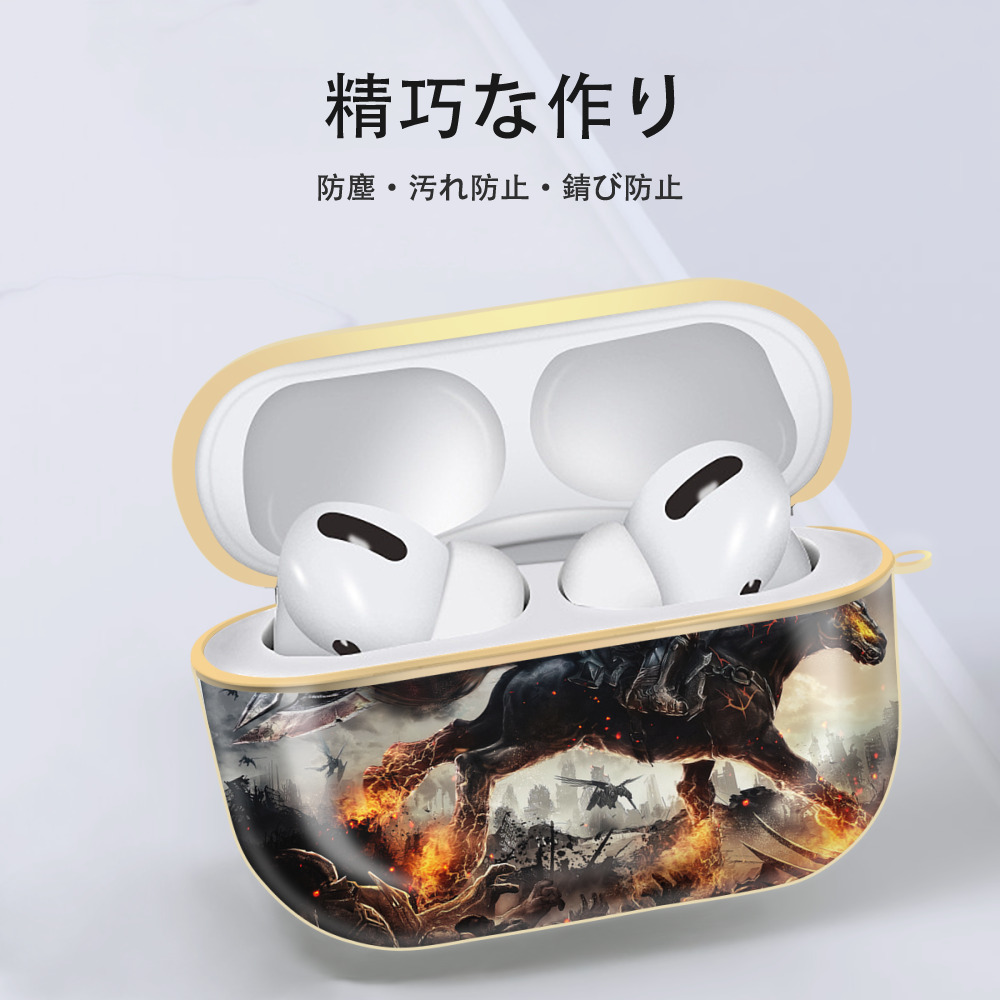 Deadpool デッドプール 【AirPods Pro用】ハードシェル保護ケース｜耐衝撃・防指紋・カラビナ付き商品仕様