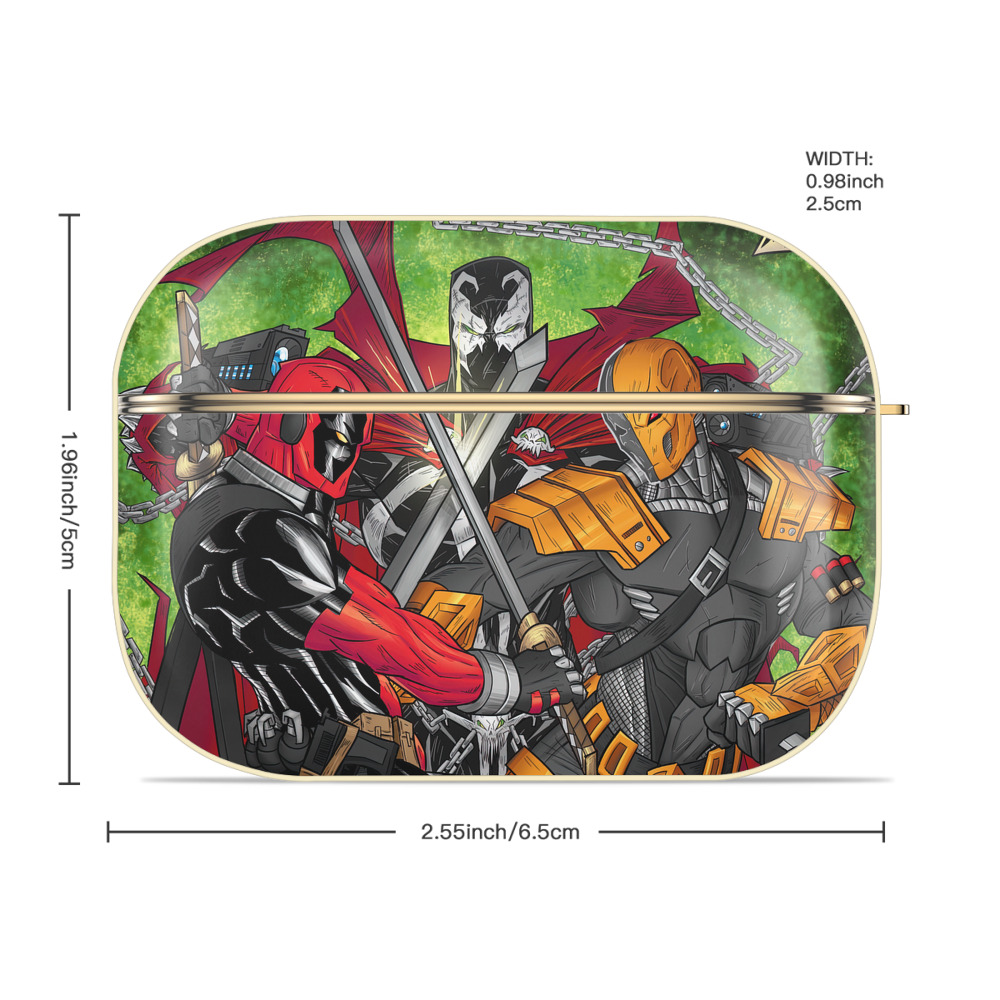 Deadpool デッドプール 【AirPods Pro用】ハードシェル保護ケース｜耐衝撃・防指紋・カラビナ付き商品仕様