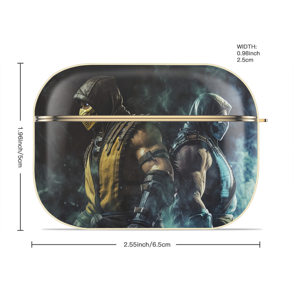 Deadpool デッドプール 【AirPods Pro用】ハードシェル保護ケース｜耐衝撃・防指紋・カラビナ付き商品仕様
