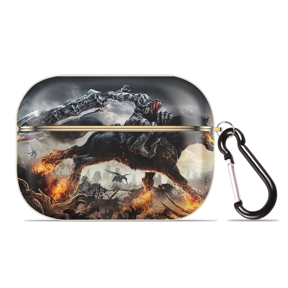 （画像用） Deadpool デッドプール 【AirPods Pro用】ハードシェル保護ケース｜耐衝撃・防指紋・カラビナ付き商品仕様