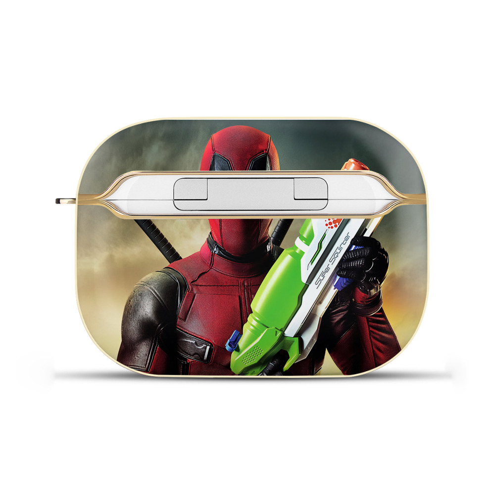 （画像用） Deadpool デッドプール 【AirPods Pro用】ハードシェル保護ケース｜耐衝撃・防指紋・カラビナ付き商品仕様