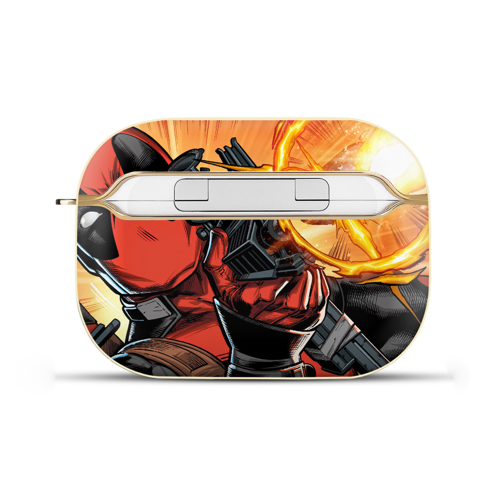 （画像用） Deadpool デッドプール 【AirPods Pro用】ハードシェル保護ケース｜耐衝撃・防指紋・カラビナ付き商品仕様