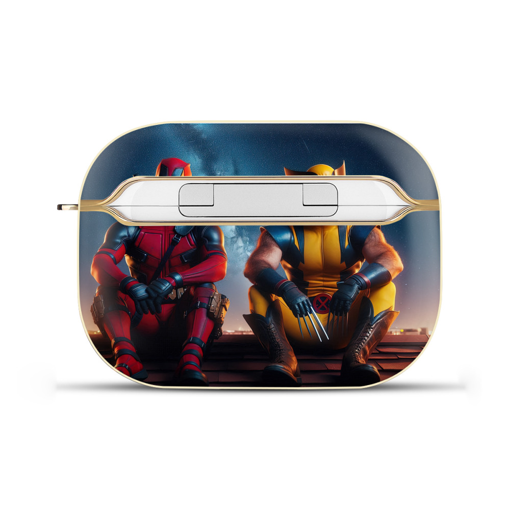 （画像用） Deadpool デッドプール 【AirPods Pro用】ハードシェル保護ケース｜耐衝撃・防指紋・カラビナ付き商品仕様