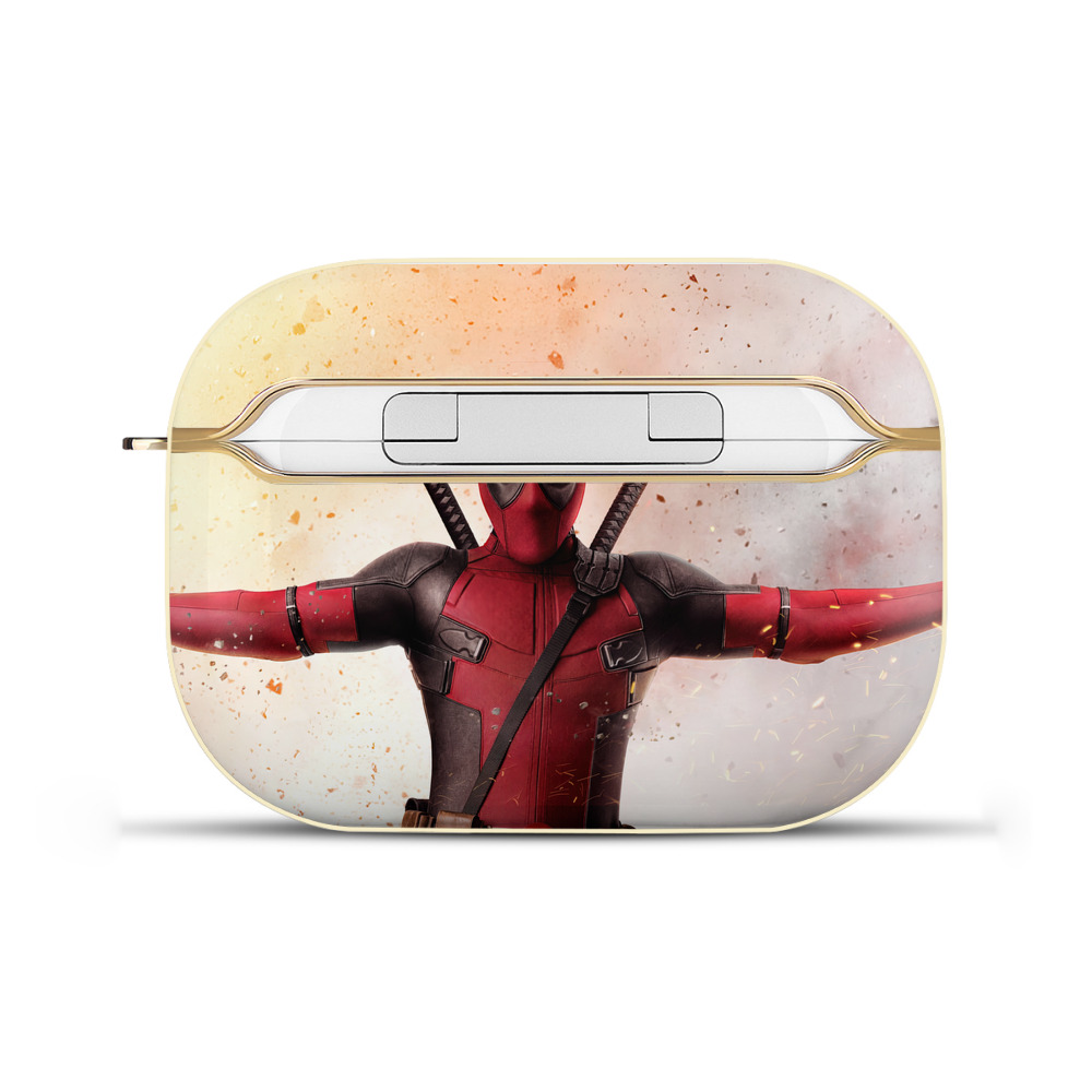 （画像用） Deadpool デッドプール 【AirPods Pro用】ハードシェル保護ケース｜耐衝撃・防指紋・カラビナ付き商品仕様
