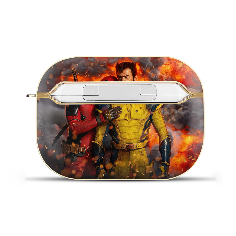（画像用） Deadpool デッドプール 【AirPods Pro用】ハードシェル保護ケース｜耐衝撃・防指紋・カラビナ付き商品仕様