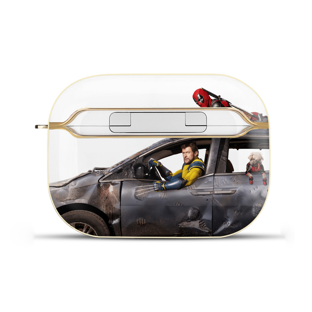 （画像用） Deadpool デッドプール 【AirPods Pro用】ハードシェル保護ケース｜耐衝撃・防指紋・カラビナ付き商品仕様