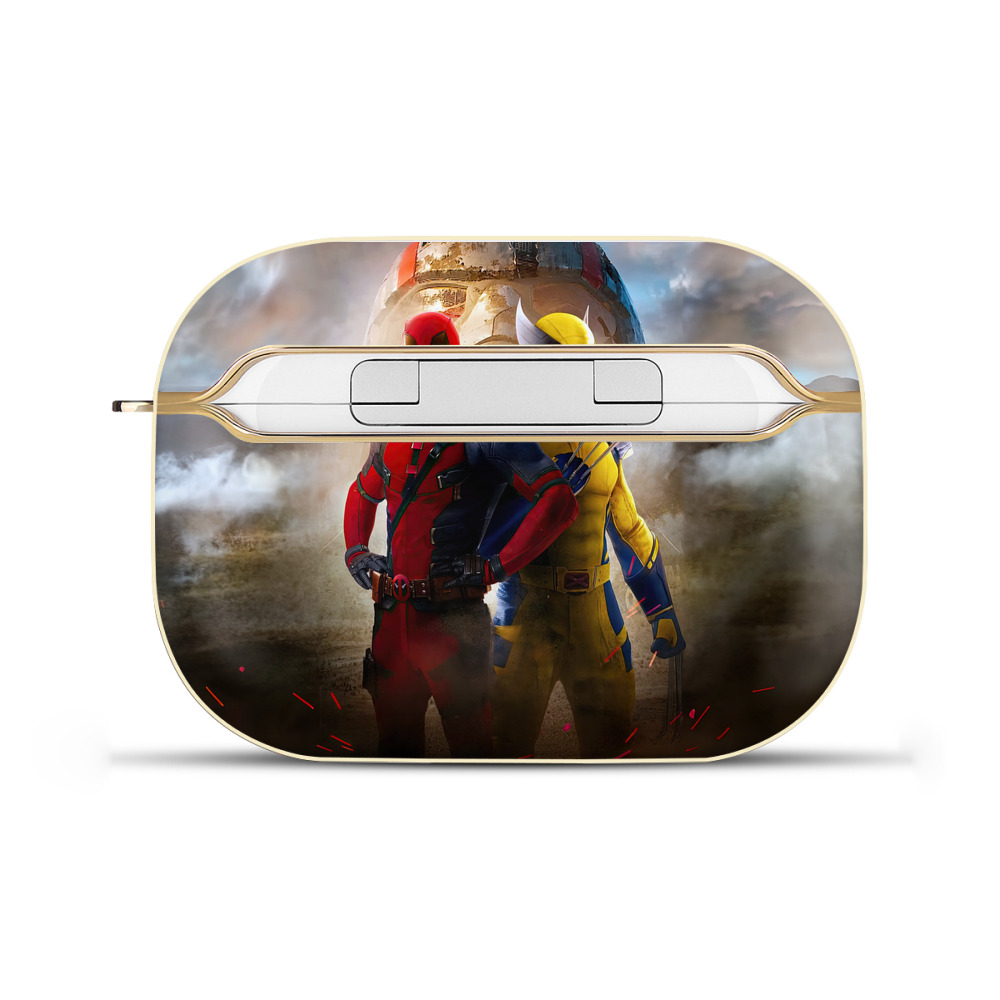 （画像用） Deadpool デッドプール 【AirPods Pro用】ハードシェル保護ケース｜耐衝撃・防指紋・カラビナ付き商品仕様