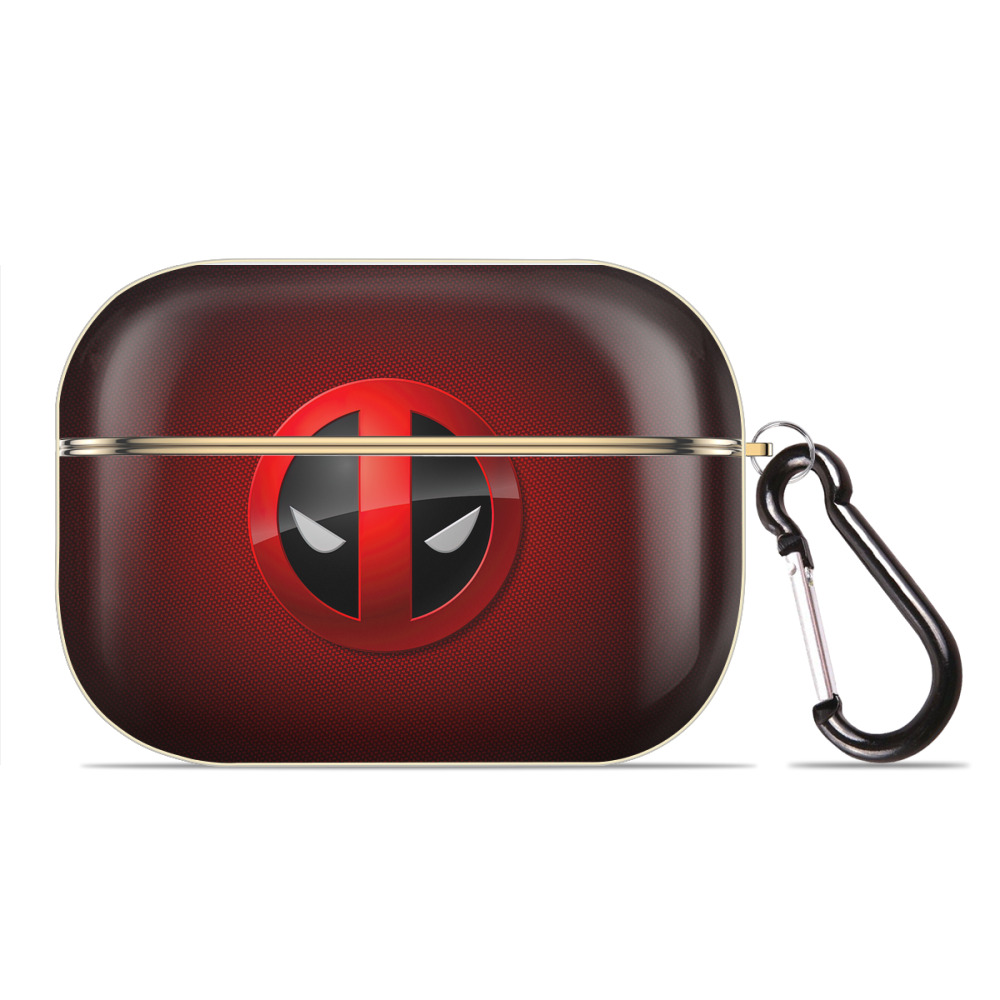 （画像用） Deadpool デッドプール 【AirPods Pro用】ハードシェル保護ケース｜耐衝撃・防指紋・カラビナ付き商品仕様