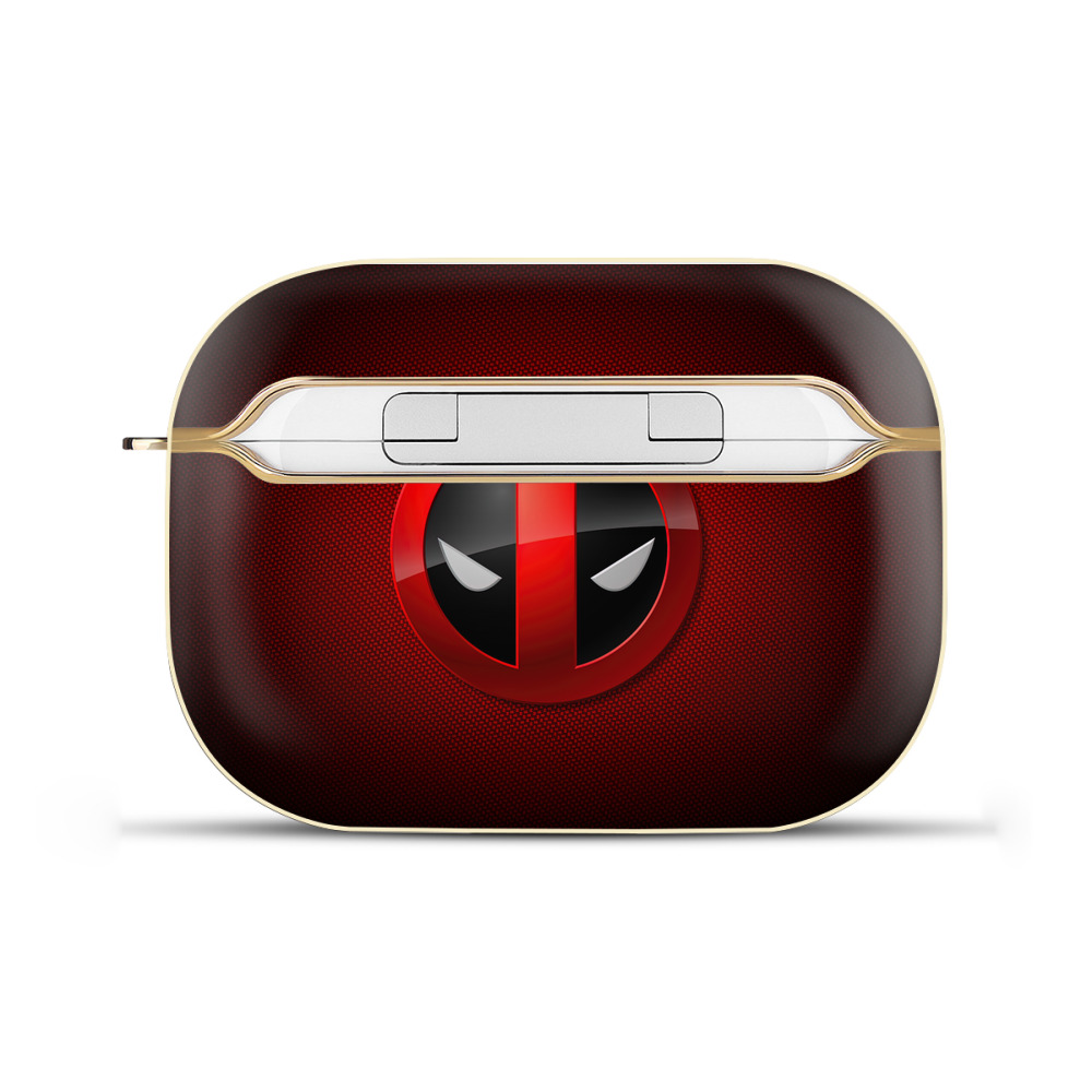 （画像用） Deadpool デッドプール 【AirPods Pro用】ハードシェル保護ケース｜耐衝撃・防指紋・カラビナ付き商品仕様