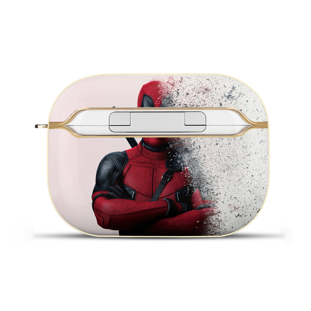 （画像用） Deadpool デッドプール 【AirPods Pro用】ハードシェル保護ケース｜耐衝撃・防指紋・カラビナ付き商品仕様