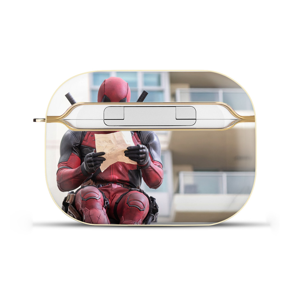 （画像用） Deadpool デッドプール 【AirPods Pro用】ハードシェル保護ケース｜耐衝撃・防指紋・カラビナ付き商品仕様