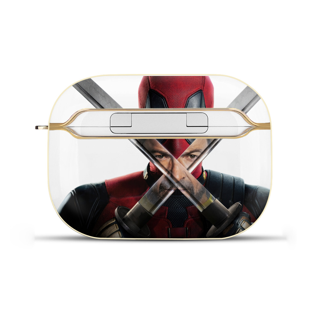 （画像用） Deadpool デッドプール 【AirPods Pro用】ハードシェル保護ケース｜耐衝撃・防指紋・カラビナ付き商品仕様