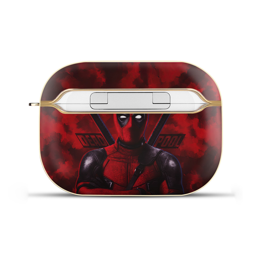 （画像用） Deadpool デッドプール 【AirPods Pro用】ハードシェル保護ケース｜耐衝撃・防指紋・カラビナ付き商品仕様