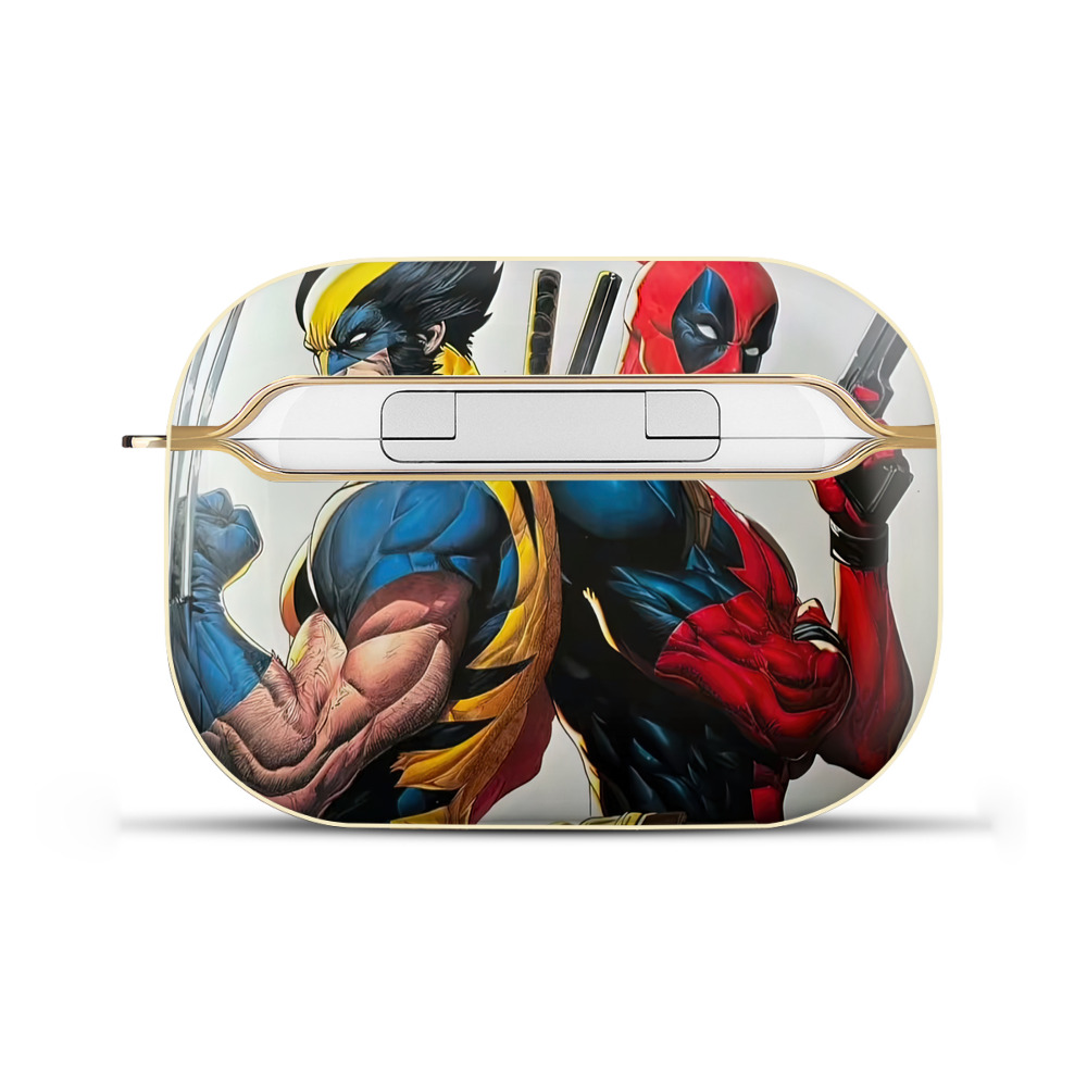 （画像用） Deadpool デッドプール 【AirPods Pro用】ハードシェル保護ケース｜耐衝撃・防指紋・カラビナ付き商品仕様