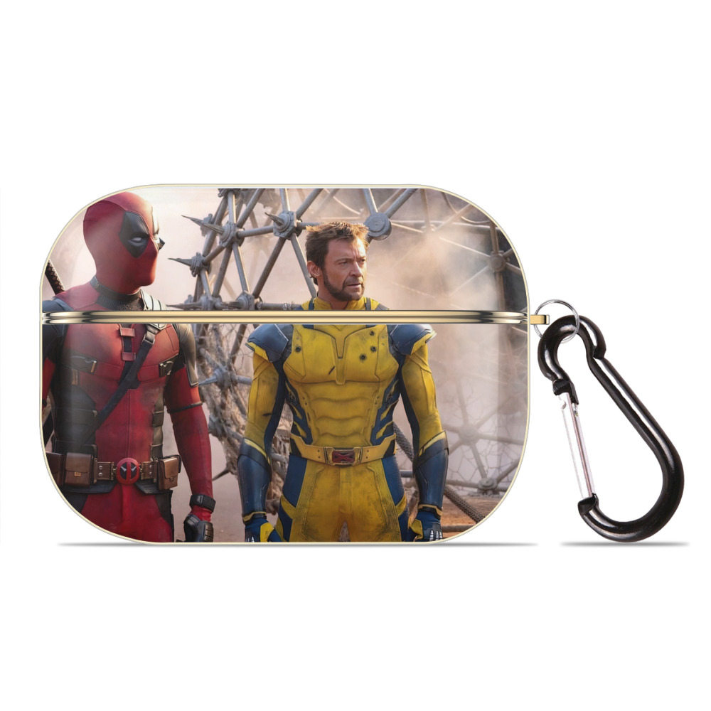 （画像用） Deadpool デッドプール 【AirPods Pro用】ハードシェル保護ケース｜耐衝撃・防指紋・カラビナ付き商品仕様
