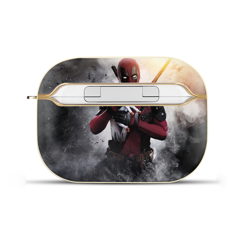 （画像用） Deadpool デッドプール 【AirPods Pro用】ハードシェル保護ケース｜耐衝撃・防指紋・カラビナ付き商品仕様