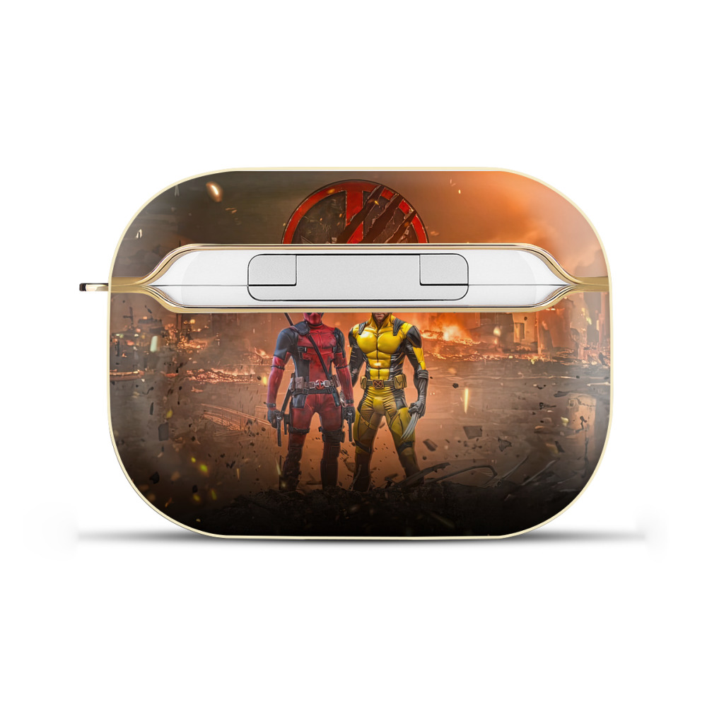 （画像用） Deadpool デッドプール 【AirPods Pro用】ハードシェル保護ケース｜耐衝撃・防指紋・カラビナ付き商品仕様
