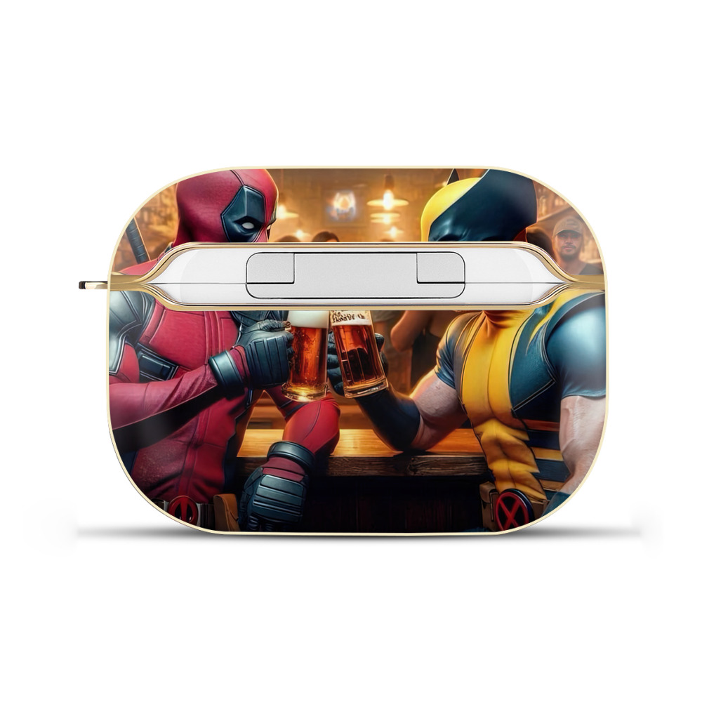 （画像用） Deadpool デッドプール 【AirPods Pro用】ハードシェル保護ケース｜耐衝撃・防指紋・カラビナ付き商品仕様