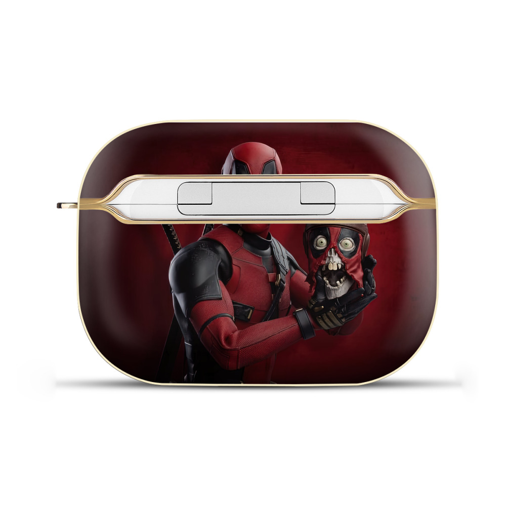 （画像用） Deadpool デッドプール 【AirPods Pro用】ハードシェル保護ケース｜耐衝撃・防指紋・カラビナ付き商品仕様