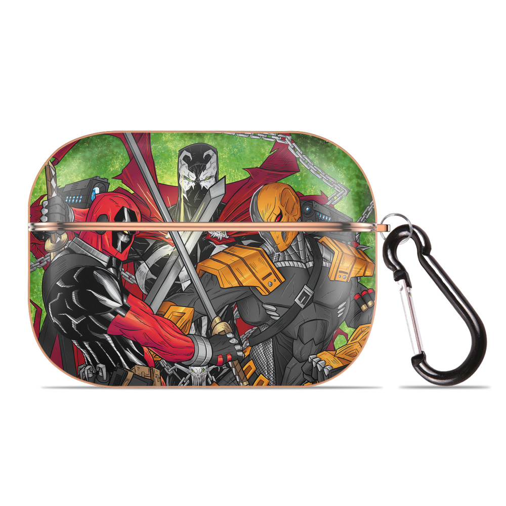 （画像用） Deadpool デッドプール 【AirPods Pro用】ハードシェル保護ケース｜耐衝撃・防指紋・カラビナ付き商品仕様