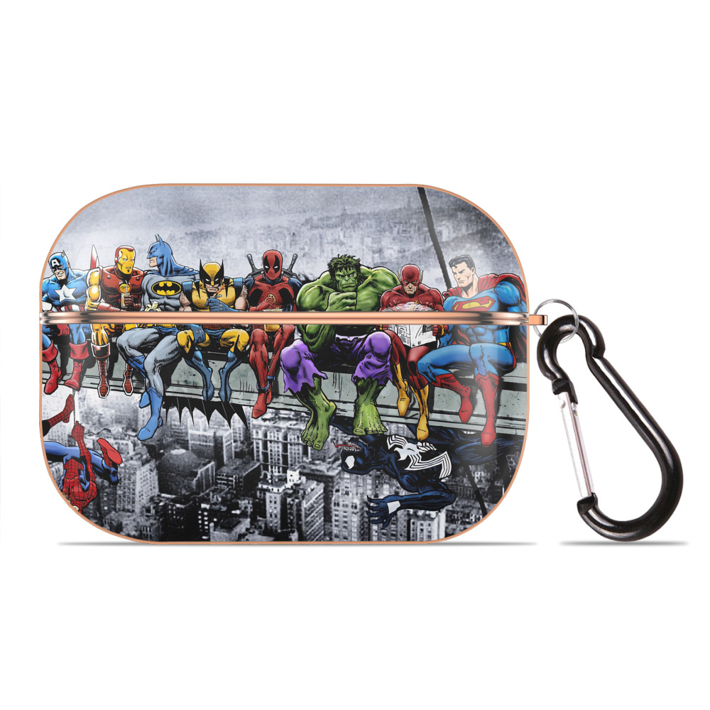 （画像用） Deadpool デッドプール 【AirPods Pro用】ハードシェル保護ケース｜耐衝撃・防指紋・カラビナ付き商品仕様