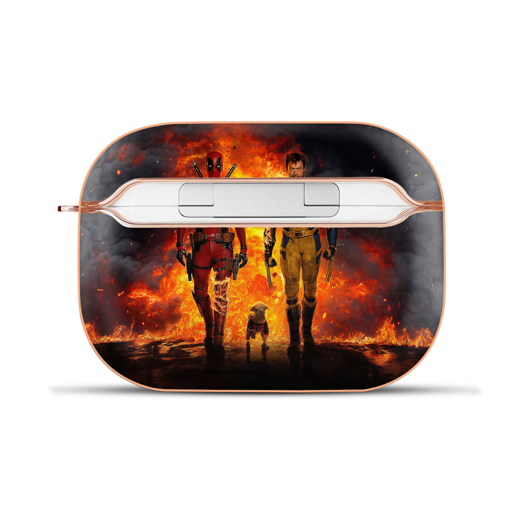 （画像用） Deadpool デッドプール 【AirPods Pro用】ハードシェル保護ケース｜耐衝撃・防指紋・カラビナ付き商品仕様
