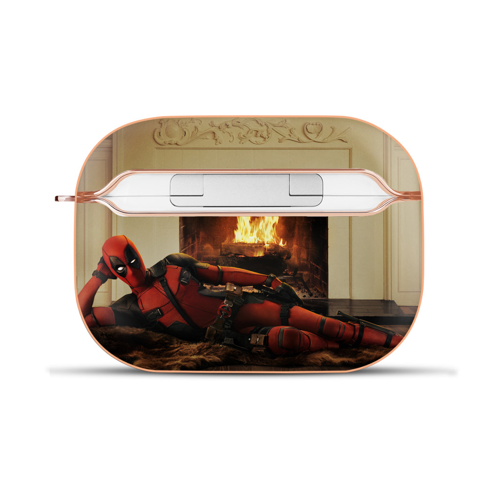 （画像用） Deadpool デッドプール 【AirPods Pro用】ハードシェル保護ケース｜耐衝撃・防指紋・カラビナ付き商品仕様