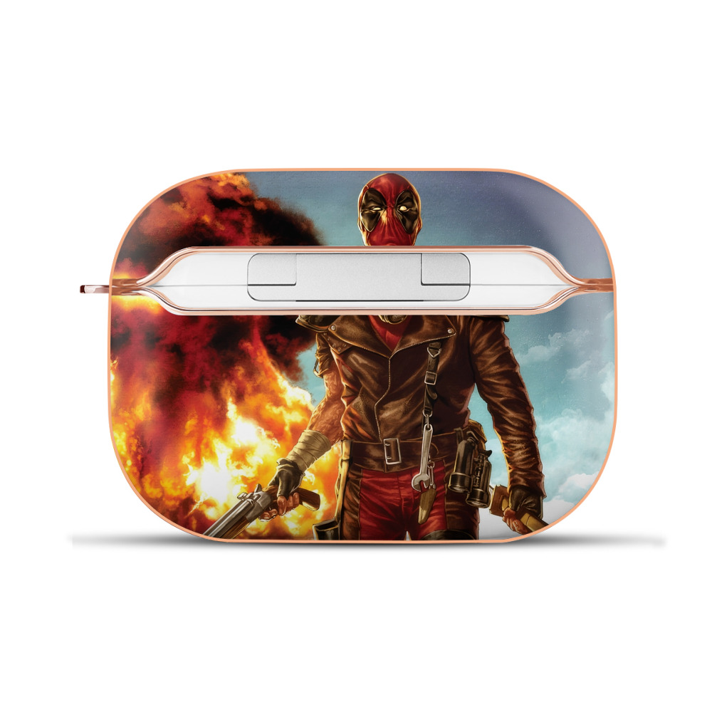 （画像用） Deadpool デッドプール 【AirPods Pro用】ハードシェル保護ケース｜耐衝撃・防指紋・カラビナ付き商品仕様