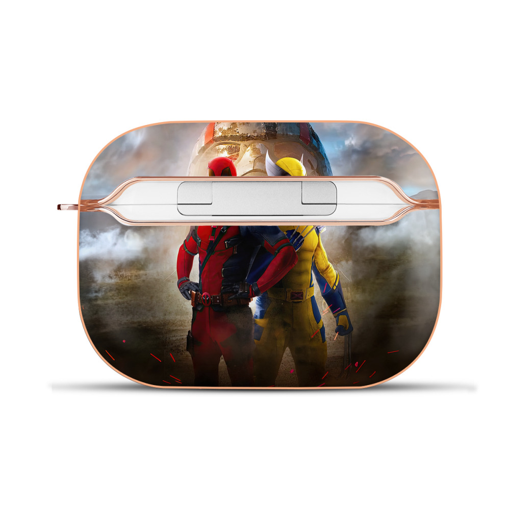 （画像用） Deadpool デッドプール 【AirPods Pro用】ハードシェル保護ケース｜耐衝撃・防指紋・カラビナ付き商品仕様
