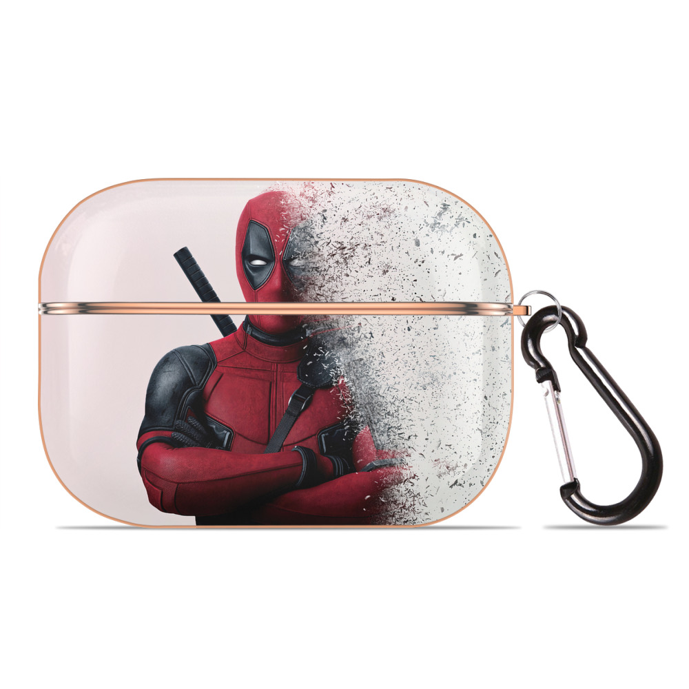 （画像用） Deadpool デッドプール 【AirPods Pro用】ハードシェル保護ケース｜耐衝撃・防指紋・カラビナ付き商品仕様