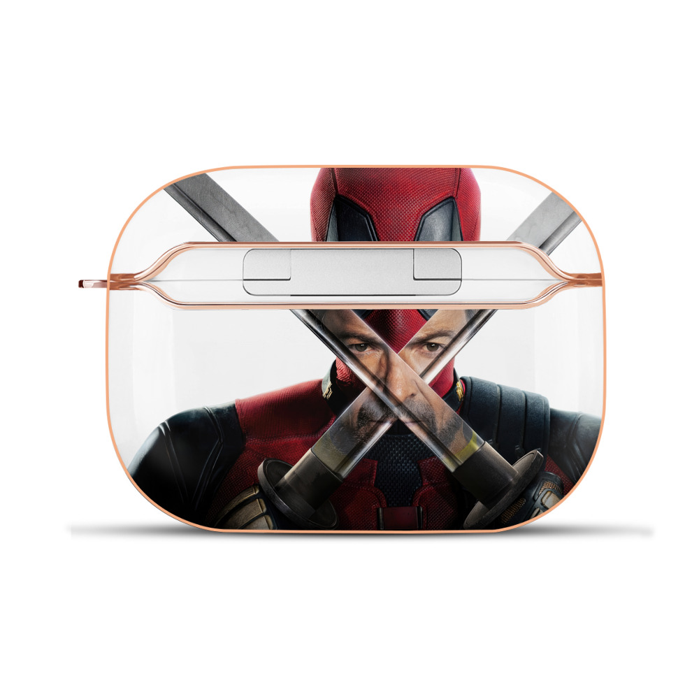 （画像用） Deadpool デッドプール 【AirPods Pro用】ハードシェル保護ケース｜耐衝撃・防指紋・カラビナ付き商品仕様