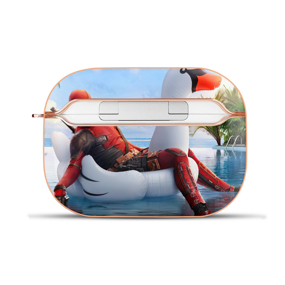 （画像用） Deadpool デッドプール 【AirPods Pro用】ハードシェル保護ケース｜耐衝撃・防指紋・カラビナ付き商品仕様