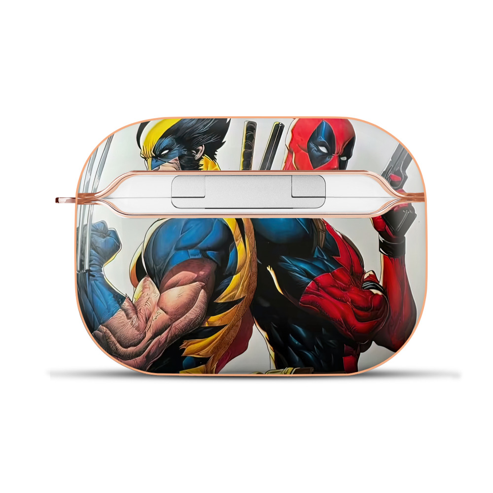 （画像用） Deadpool デッドプール 【AirPods Pro用】ハードシェル保護ケース｜耐衝撃・防指紋・カラビナ付き商品仕様