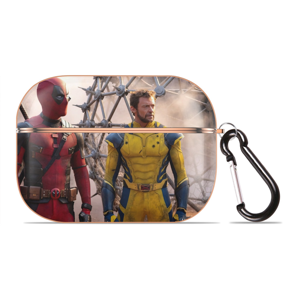 （画像用） Deadpool デッドプール 【AirPods Pro用】ハードシェル保護ケース｜耐衝撃・防指紋・カラビナ付き商品仕様