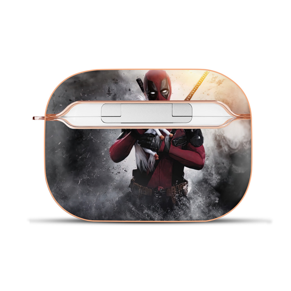 （画像用） Deadpool デッドプール 【AirPods Pro用】ハードシェル保護ケース｜耐衝撃・防指紋・カラビナ付き商品仕様