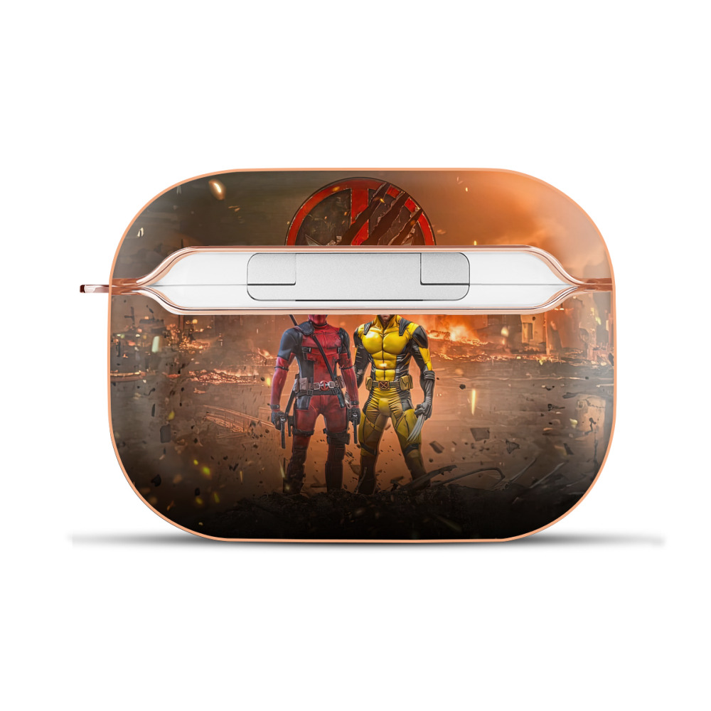 （画像用） Deadpool デッドプール 【AirPods Pro用】ハードシェル保護ケース｜耐衝撃・防指紋・カラビナ付き商品仕様