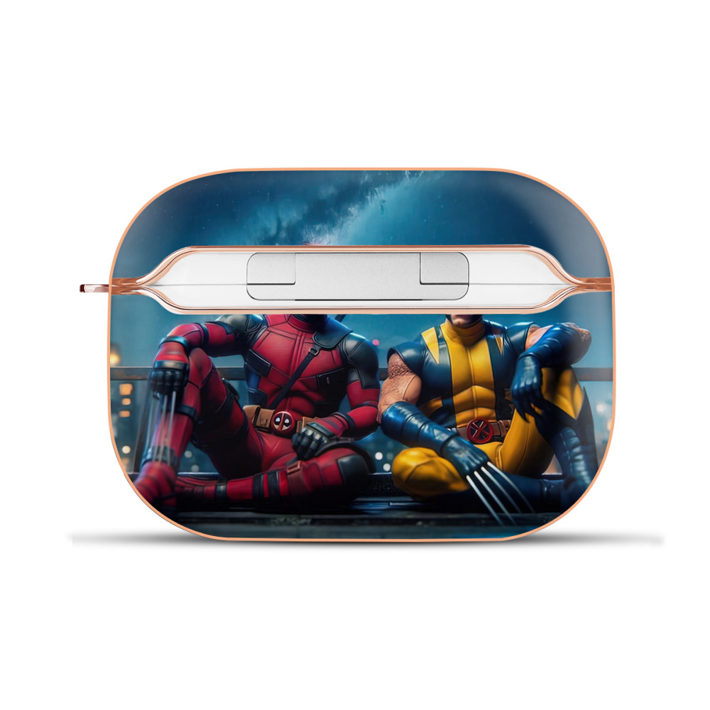 （画像用） Deadpool デッドプール 【AirPods Pro用】ハードシェル保護ケース｜耐衝撃・防指紋・カラビナ付き商品仕様