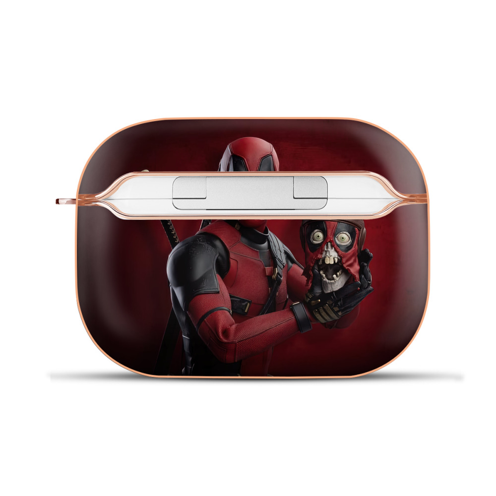 （画像用） Deadpool デッドプール 【AirPods Pro用】ハードシェル保護ケース｜耐衝撃・防指紋・カラビナ付き商品仕様