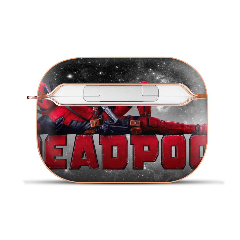 （画像用） Deadpool デッドプール 【AirPods Pro用】ハードシェル保護ケース｜耐衝撃・防指紋・カラビナ付き商品仕様