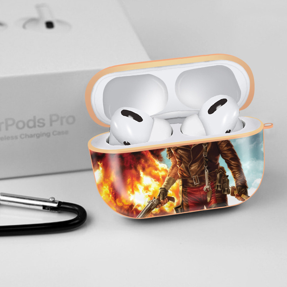Deadpool デッドプール 【AirPods Pro用】ハードシェル保護ケース｜耐衝撃・防指紋・カラビナ付き商品仕様