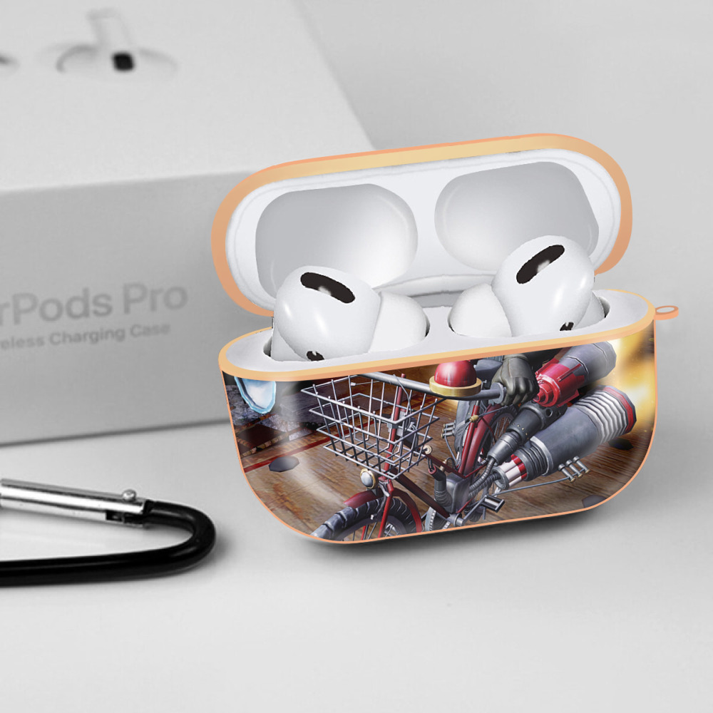 Deadpool デッドプール 【AirPods Pro用】ハードシェル保護ケース｜耐衝撃・防指紋・カラビナ付き商品仕様