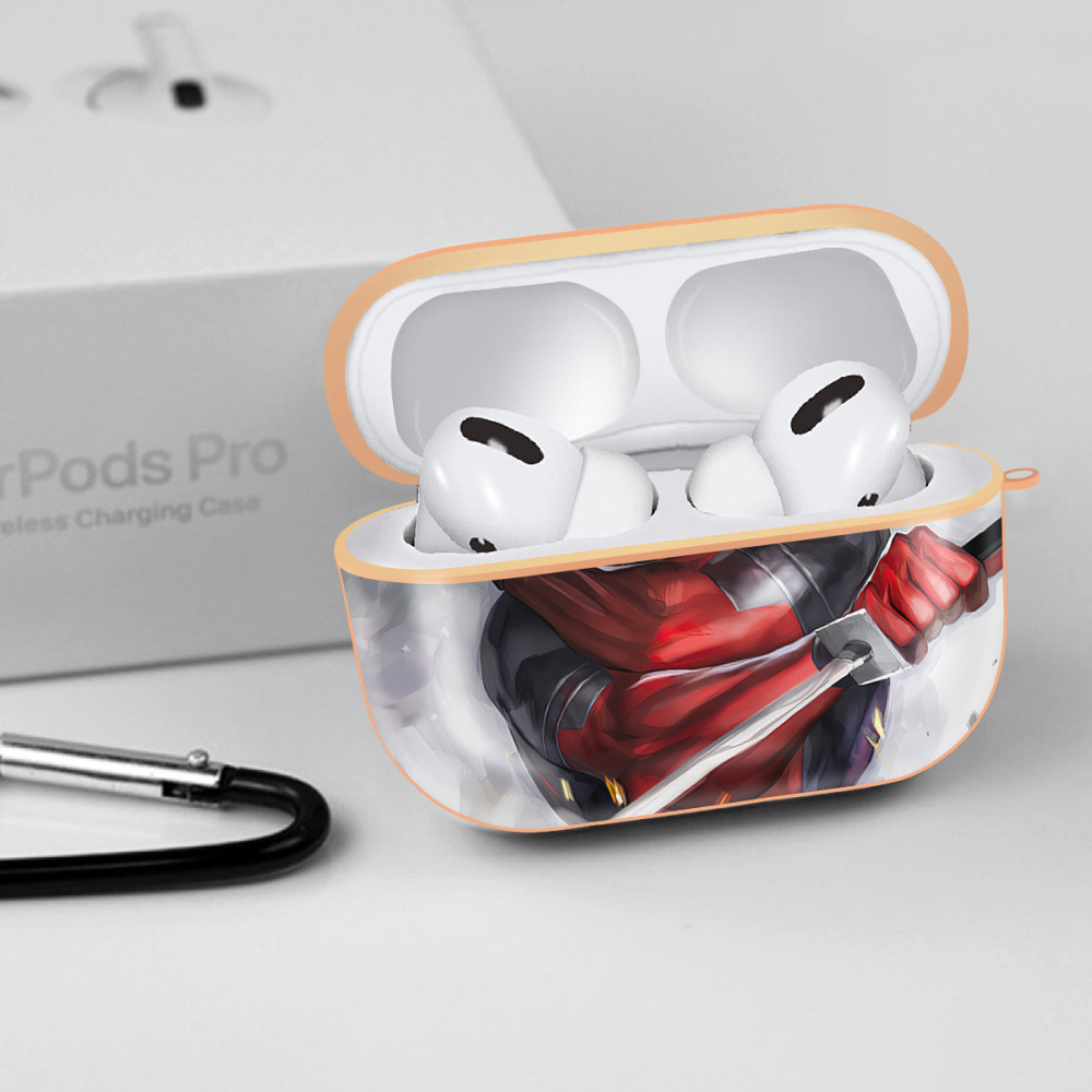 Deadpool デッドプール 【AirPods Pro用】ハードシェル保護ケース｜耐衝撃・防指紋・カラビナ付き商品仕様