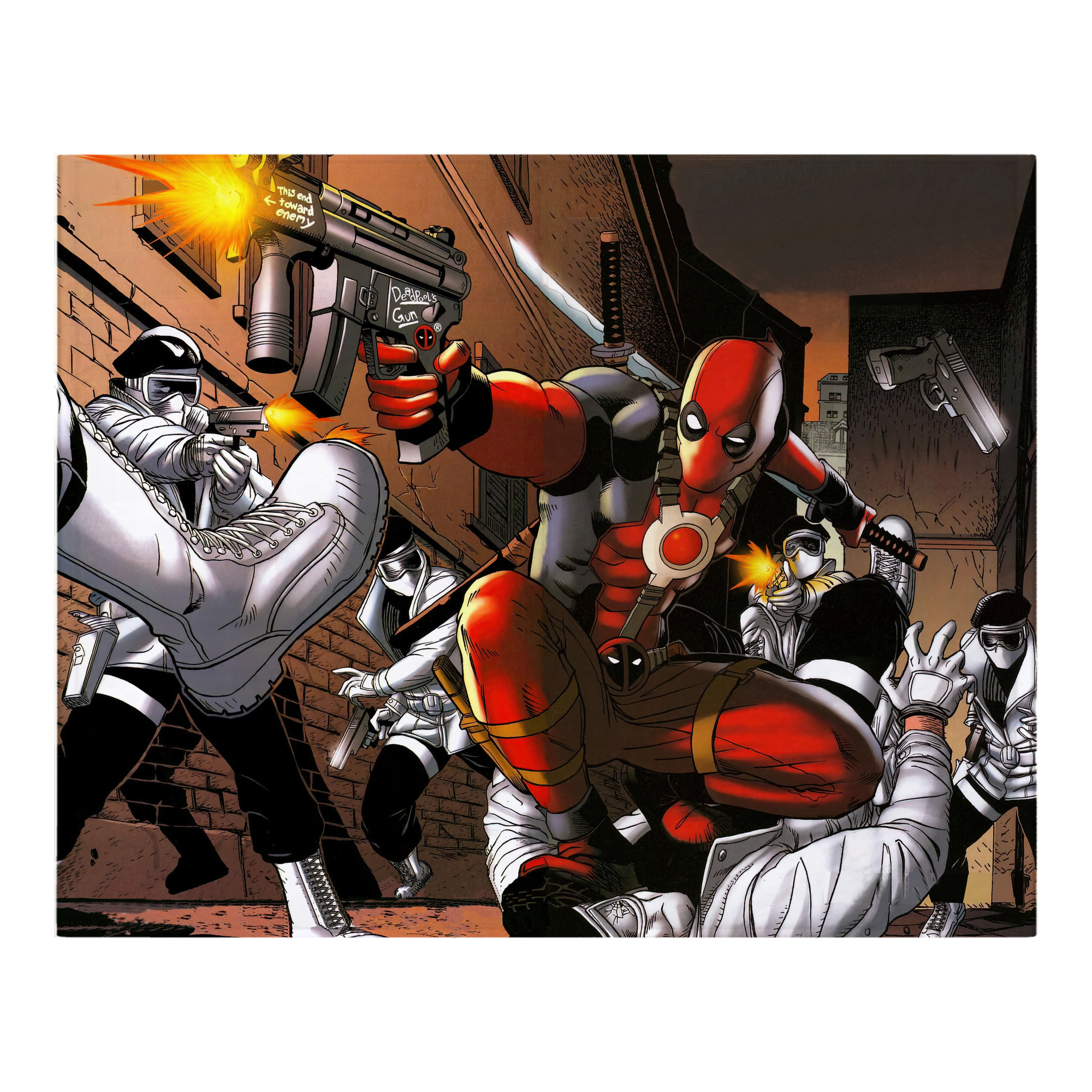 （画像用） Deadpool デッドプール フランネルブランケット・多サイズ対応（横型）