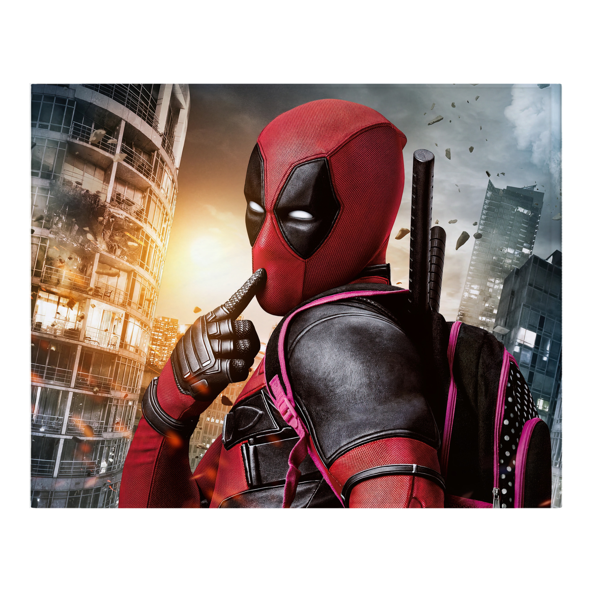 （画像用） Deadpool デッドプール フランネルブランケット・多サイズ対応（横型）