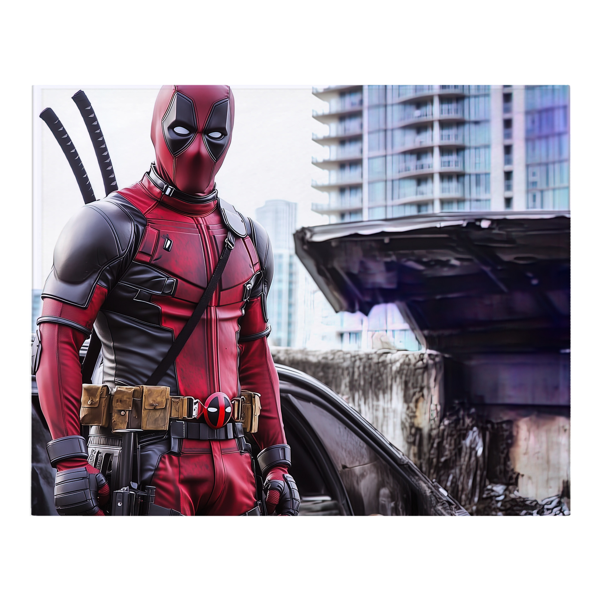 （画像用） Deadpool デッドプール フランネルブランケット・多サイズ対応（横型）
