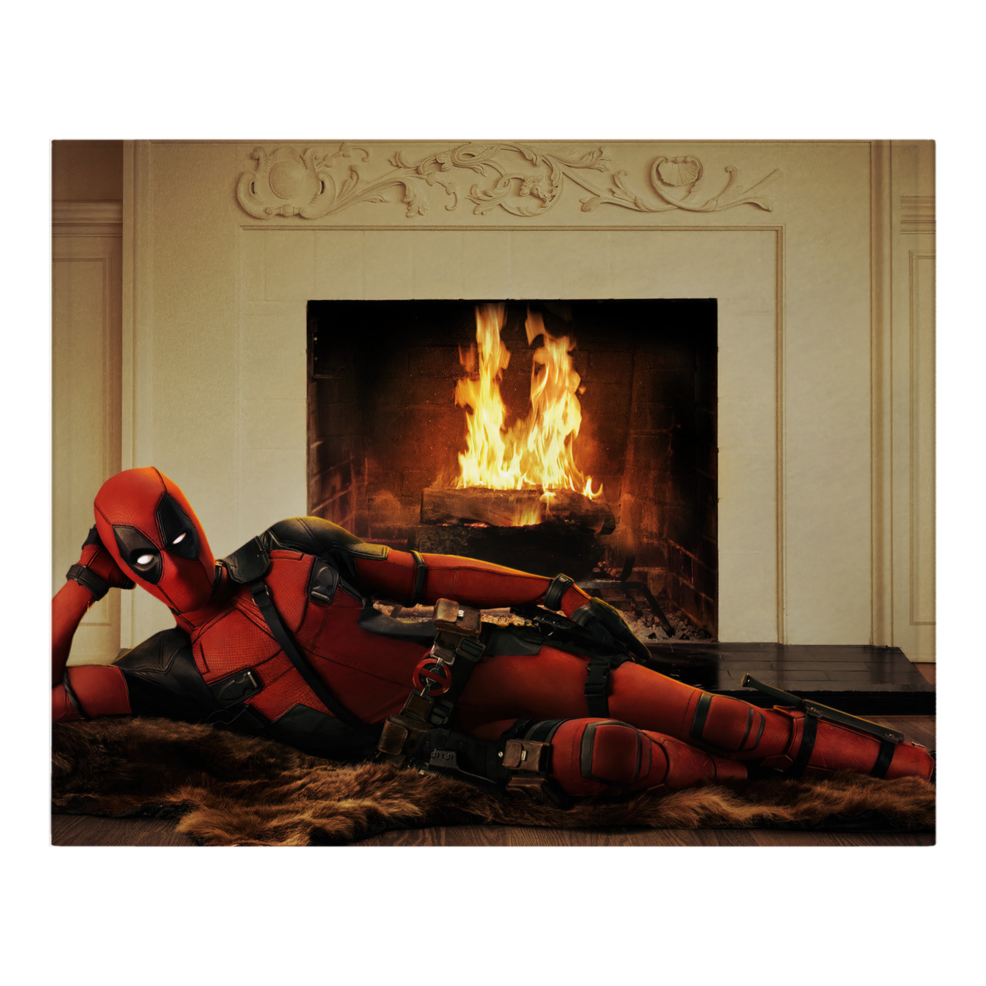 （画像用） Deadpool デッドプール フランネルブランケット・多サイズ対応（横型）